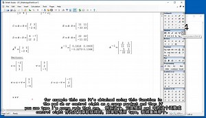 1.5 SMath Studio - Examples of Matrices and Vectors