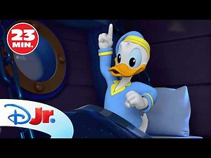 LA CASA DE MICKEY MOUSE +: La fiesta de pijamas en la casa de Donald 🥳 | ‪@DisneyJuniorES‬