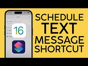 How to Schedule a Text Message on iOS 16 Using Shortcut 2022