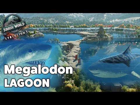 Jurassic World Evolution 3 | Megalodon Lagoon Speed Build
