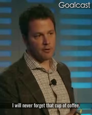 One stranger, and a cup of coffee on Christmas Eve changed his life forever… | Goalcast