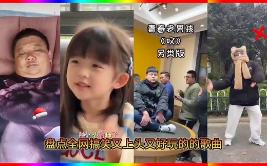 盘点全网搞笑又上头又好玩的的歌曲