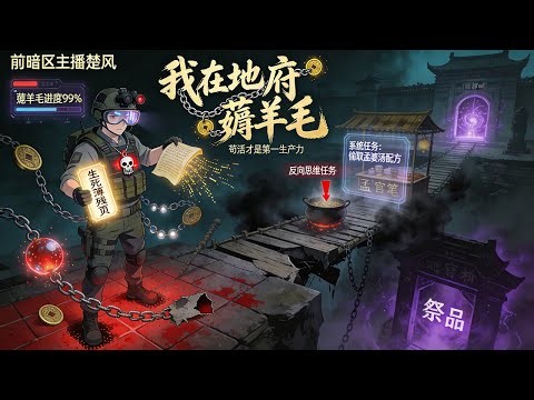 高清首发：反向思维颠覆玩法！我凭苟活技巧偷生死簿解锁窥命！《我在地府薅羊毛》