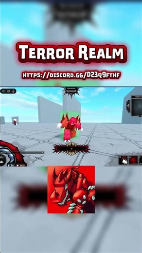 Terror Realm Drakobloxxer New Move! #robloxshorts