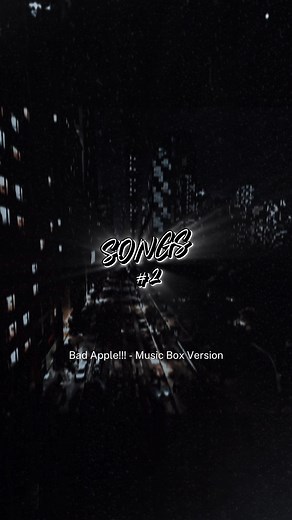 Bad Apple - Music Box #badapple #song #songs #headphones #useheadphones #sadsong #fypage #foryou