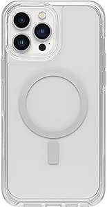 OtterBox iPhone 13 Pro Max & iPhone 12 Pro Max Symmetry Series+ Case - Clear, Ultra-Sleek, Snaps to MagSafe, Raised Edges Protect Camera & Screen