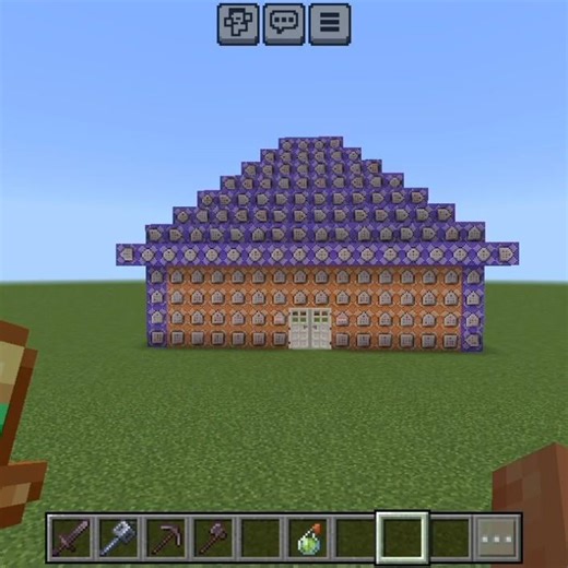 Command block house in mindcraft #mindcraft #teamcrazy #tranding #gaming #youtubeshort