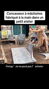 Concasseur à mâchoires fait main atelier
