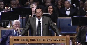 WATCH: Smokey Robinson at Aretha's funeral