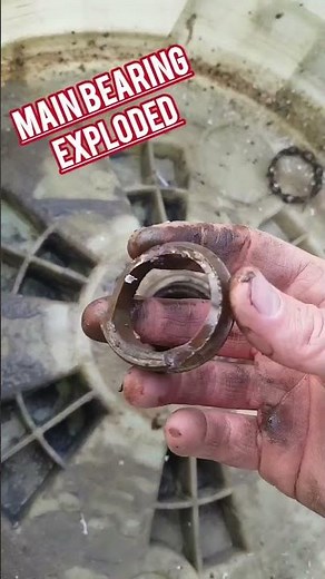 Fixing a broken washing machine, main bearing exploded inside. #fix #repair #howto #tools