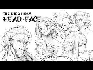 How to Draw Faces & Heads for Beginners - BNG Studio