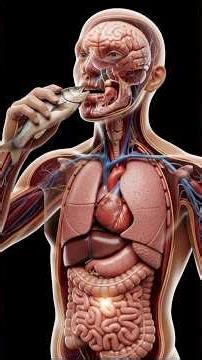 Fish Inside Your Body 🐟 3D Anatomy Journey#fish #anatomy #3danimation #humanbody #nutrition#shorts