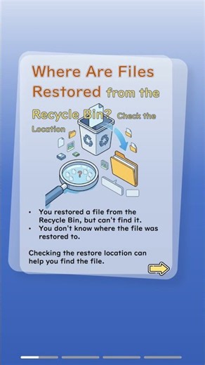 Where Are Files Restored from the Recycle Bin? Check the Location