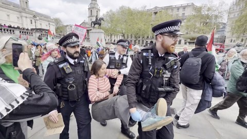 England: Lift the ban protest, Trafalgar Square, London - 69262464