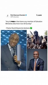 Pst Ibiyiome of salvation ministry pray for his members against t€€rror!st att@ck | The GIST Central