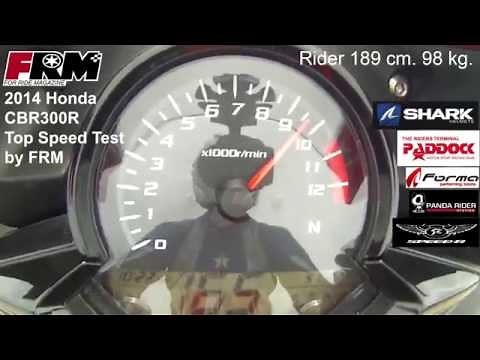 2014 Honda CBR300R Top Speed Test by FRM