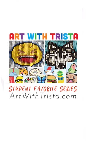 Art With Trista on Instagram: "Paper Chain Art Project: Collaborative Art Lesson for All Ages The Paper Chain Art Project is such a fun collaborative art lesson for kids of all ages. I have taught this lesson to 2 different age groups and just posted a blog explaining how I adapt it for different age groups. Comment BLOG for a DM with the link to this blog post on my website"