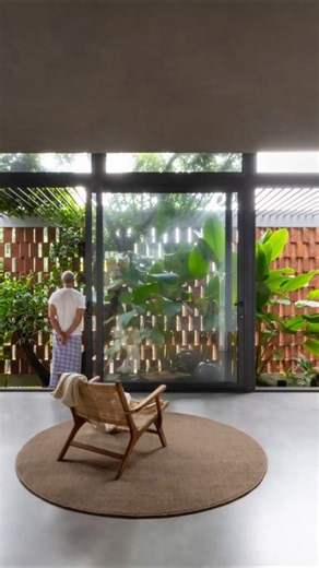 This Living Room Feels Like a Garden 🌿 Would you live here?