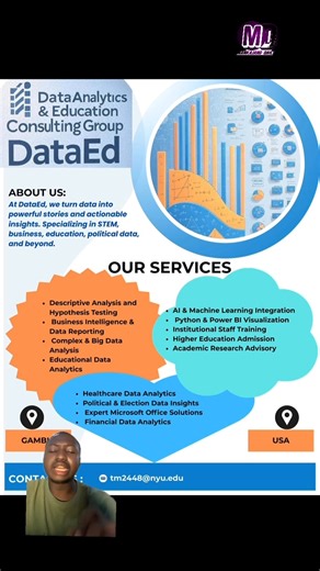 15K views · 480 reactions | Data Analytics & Education Consulting Group provides excellent data analytics services and Training for more info send email on tm2448@nyu.edu | Mankajang daily | Facebook