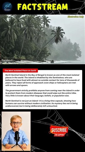 The Most Isolated Place on Earth: The Tribe That Rejects Civilization! #shorts #worldfacts #facts