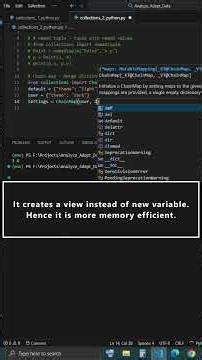 Python is all you need - niche data structures in collections