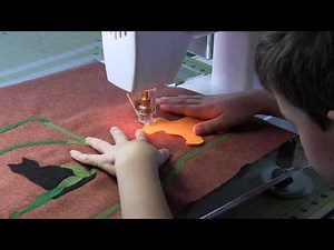 Filzen mit dem "embellisher" von baby lock