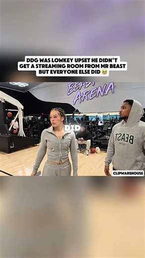 DDG visibly upset for not getting a streaming room from Mr Beast💔 #ddg #shorts