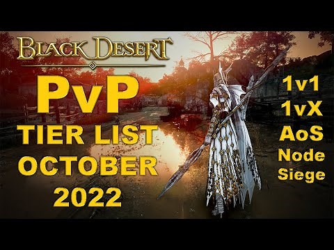 BDO | Class Tier List PvP Only | 1v1 | 1vX | AoS | Siege&Node |