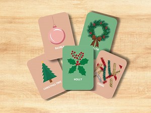 Christmas Flash Cards Printable A4 PDF, Educational Resource for Language Development, Homeschool & Daycare - Etsy