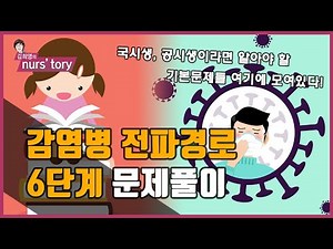 간호사 국시생, 공시생이라면 알아야할 문제풀이 | 감염병 전파경로 6단계 기본문제를 알아보자