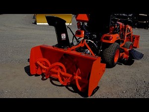 Kubota Three Point Snowblower Attachment MADE FOR SUBCOMPACT TRACTORS