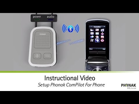 Setup Phonak ComPilot For Phone