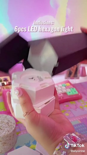 NEW SETUP ADDITION!💡this is the Cololight Pro Kit from @cololightglobal ✨ it's such a fun and interesting way to create an ambient light for my desk! I can connect and arrange them into my desired shape. The LED hexagon lights are vibrant, even the brightness and effects are easy to adjust via Cololight app! it's minimalist, sleek and has a perfect small size which is a plus factor for my narrow desk. Thank you so much to Cololight for sending these over 💗 stay tuned for part 2! #cololight #rg