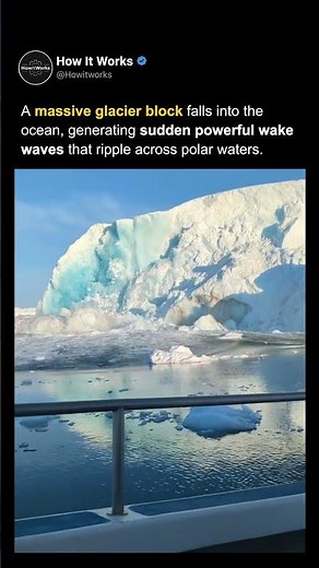 Iceberg Calving Event 🧊