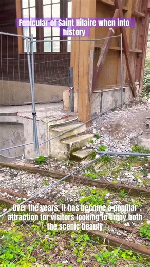 Historic funicular railway located in the Chartreuse Mountains, Grenoble.