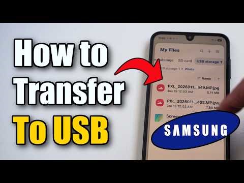 How To Transfer Photos From Samsung Phone To USB Drive (Quick Tutorial)