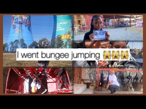 #vlog Soweto towers bungee jumping experience | Debiee O