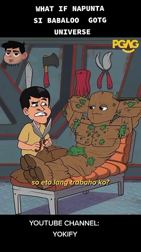 Babalu meets Groot in a hilarious animation meme!