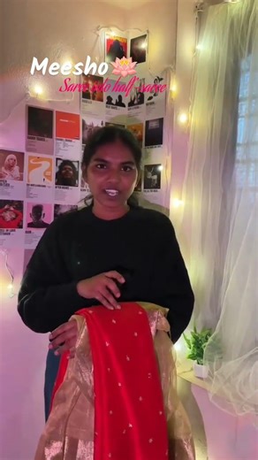 beautiful half-saree 🤌🏻🪷@Meesho #meeshoapp #halfsaree