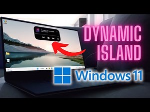 Dynamic Island on Windows - How to install dynamic island in Windows 11 (2023)