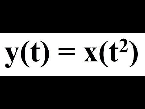 Time Invariant and Time Variant Systems | Example 4