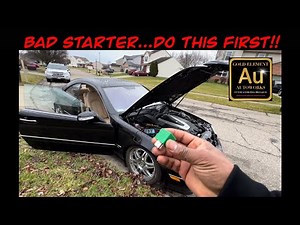 How To Bypass Starter Relay On Mercedes CL600 W215 #cl500 #cl55 #cl65 #cl
