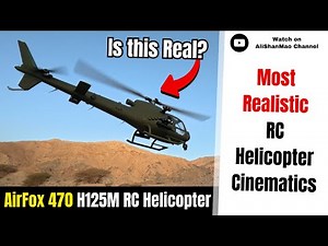 The Most Realistic RC Helicopter Video I have Ever done - Airfox 470 in 240FPS Slow Motion