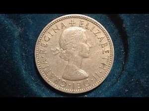 1965 Two Shilling UK Coin