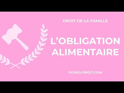 L'obligation alimentaire : définition, conditions et mise en œuvre