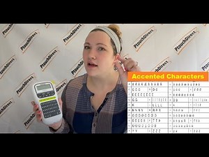 Using Accented Characters and how to Feed Tape on you Brother PTH110 p-touch label maker. á ê î ô û