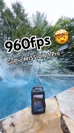960fps on the MISSION 1 Pro is INSANE 💦 #gopro