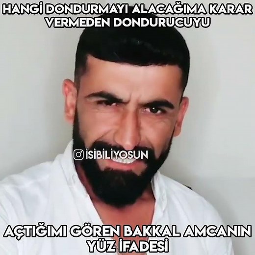 kameraya sinirli bakan adam