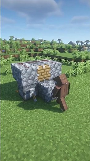 The Easiest Nano Crop Farm in minecraft #shorts