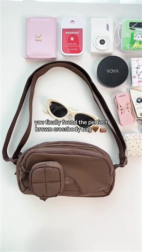 Stylish Everyday Brown Crossbody Bag Review